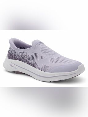 Skechers Go Walk 8 Nova Women’s Slip-Ins Knit Sneaker - Light Lavender Size 10